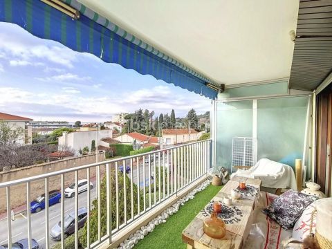 A louer APPARTEMENT DE PRESTIGE T3 77 M2 TERRASSE BORD DE MER CANNES