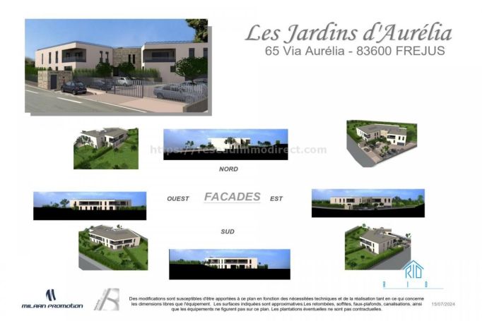A louer APPARTEMENT T3 64 M2 TERRASSE BORD DE MER FREJUS