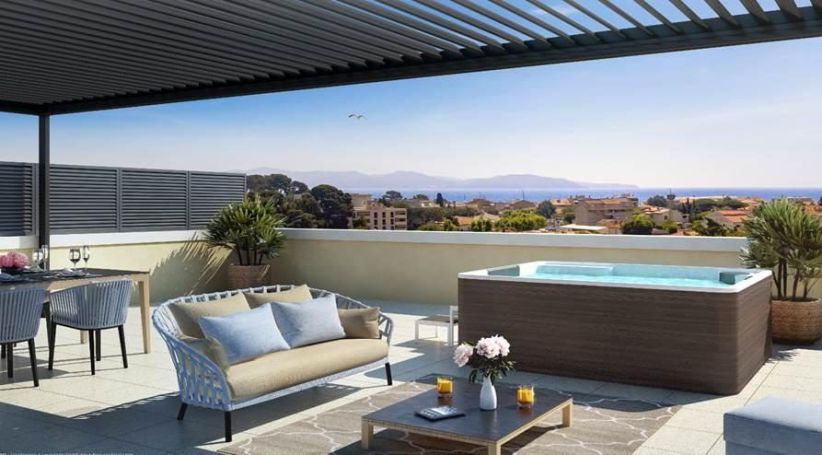 A vendre APPARTEMENT T4 107 M2 TERRASSE VUE MER LA CIOTAT