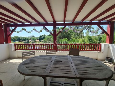 A louer APPARTEMENT DE PRESTIGE T3 118 M2 TERRASSE SOORTS HOSSEGOR centre-ville, plages, golf