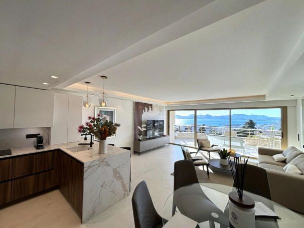 A louer APPARTEMENT DE PRESTIGE T4 100 M2 TERRASSE BORD DE MER CANNES