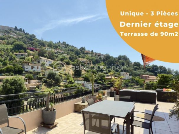 A louer APPARTEMENT T3 59 M2 TERRASSE BORD DE MER MENTON