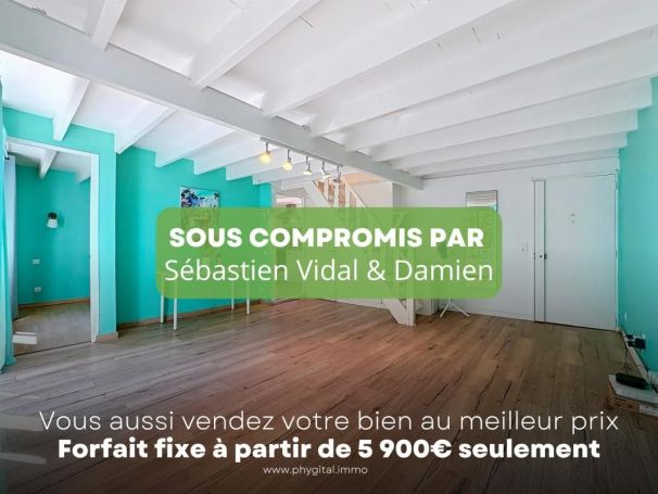 A louer APPARTEMENT DUPLEX T2 46 M2 BORD DE MER JUAN LES PINS