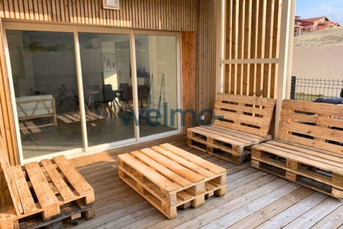 A louer APPARTEMENT T4 78 M2 TERRASSE BORD DE MER VIEUX BOUCAU LES BAINS