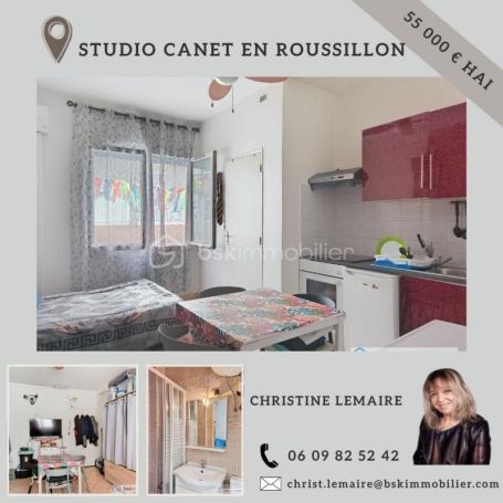 A louer STUDIO  16 M2 BORD DE MER CANET EN ROUSSILLON