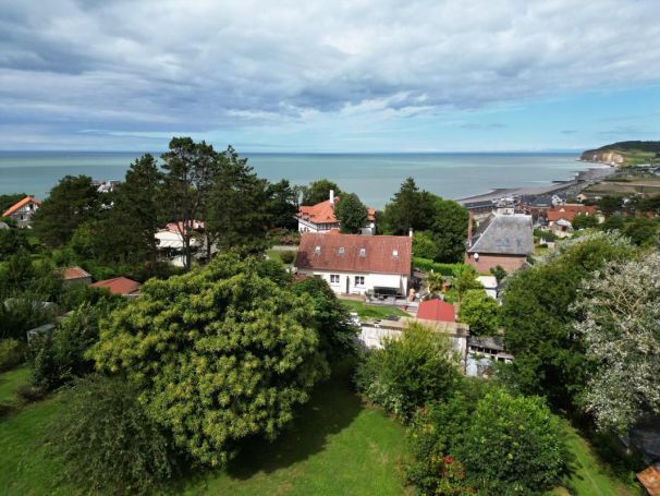 A vendre TERRAIN 1 700 M2 PLAGE à PIED QUIBERVILLE