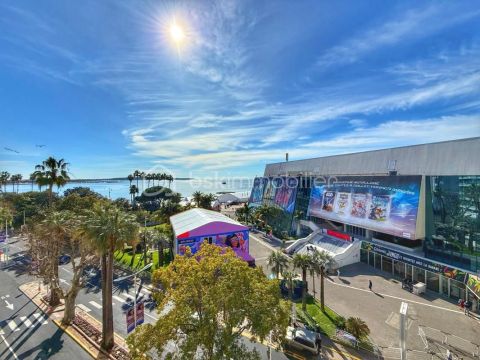 A louer APPARTEMENT NEUF T2 49 M2 TERRASSE VUE MER CANNES