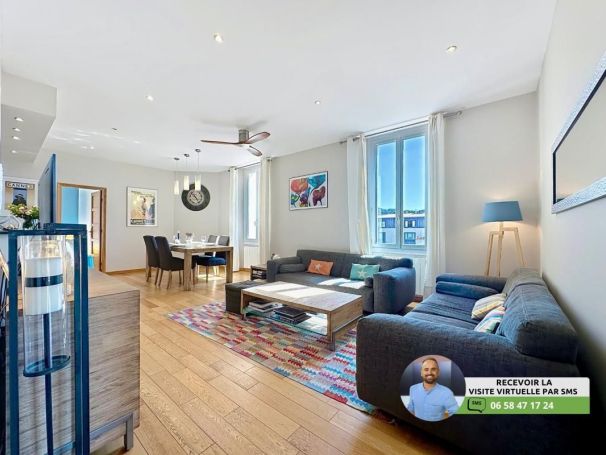 A louer APPARTEMENT T4 96 M2 BORD DE MER CANNES