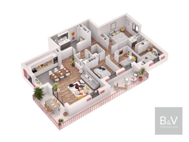 APPARTEMENT DE PRESTIGE T5 115 M2 TERRASSE BORD DE MER BIDART