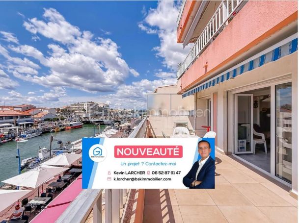 A louer APPARTEMENT T2 48 M2 TERRASSE PLAGE à PIED PALAVAS LES FLOTS