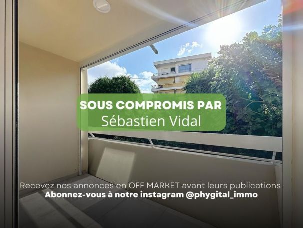 A louer APPARTEMENT T2 48 M2 TERRASSE BORD DE MER ANTIBES