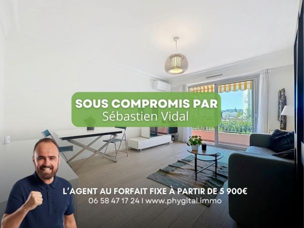A louer APPARTEMENT T3 57 M2 TERRASSE BORD DE MER ANTIBES