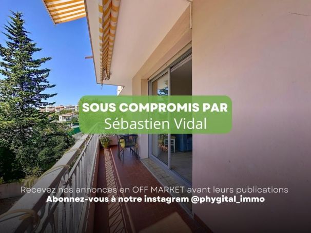 A louer APPARTEMENT T3 57 M2 TERRASSE BORD DE MER ANTIBES