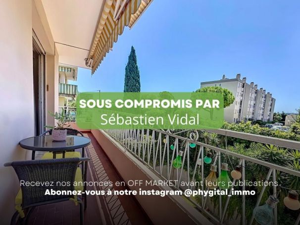A louer APPARTEMENT T3 57 M2 TERRASSE BORD DE MER ANTIBES