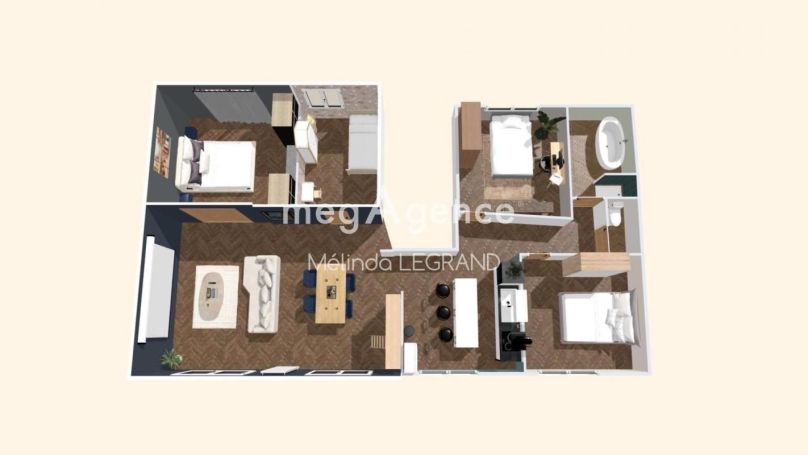 A louer APPARTEMENT NEUF T4 110 M2  MARQUISE