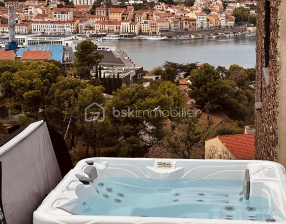 A louer MAISON  CONTEMPORAINE VUE MER PORT VENDRES