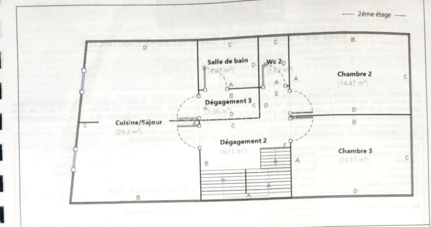 A louer APPARTEMENT T6 146 M2  PEZENAS