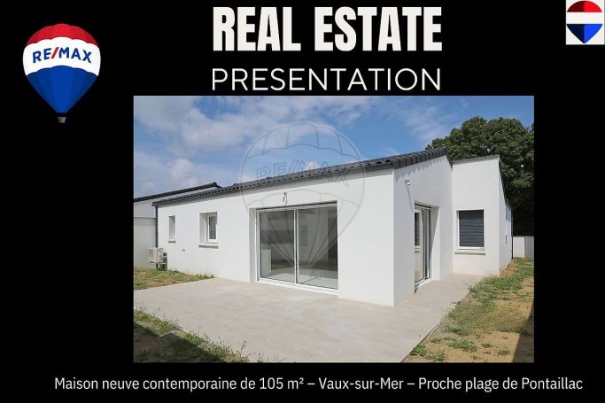 A louer MAISON  CONTEMPORAINE PLAGE à PIED VAUX SUR MER