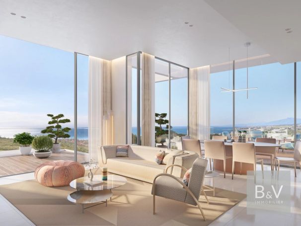 APPARTEMENT DE PRESTIGE T4 158 M2 TERRASSE VUE MER CASARES