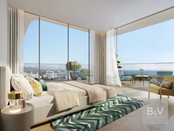 APPARTEMENT DE PRESTIGE T4 158 M2 TERRASSE VUE MER CASARES