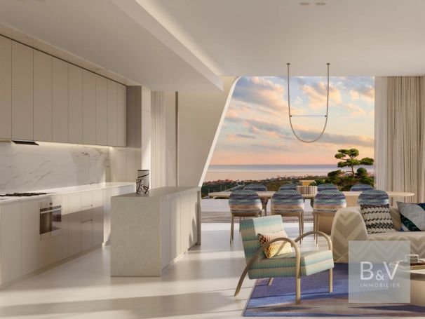 APPARTEMENT DE PRESTIGE T3 110 M2 TERRASSE VUE MER CASARES