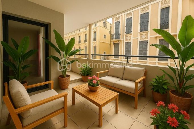 A louer APPARTEMENT DE PRESTIGE T2 42 M2 TERRASSE BORD DE MER CANNES