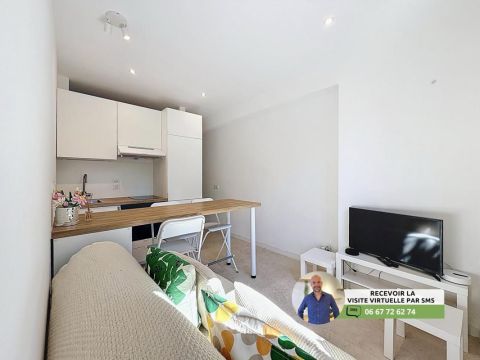A louer STUDIO  21 M2 BORD DE MER CANNES