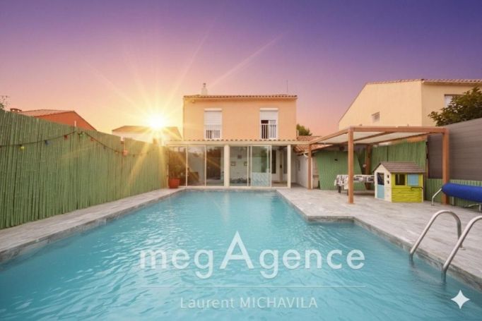 MAISON  5 PIECES 120 M2  VILLENEUVE LES BEZIERS