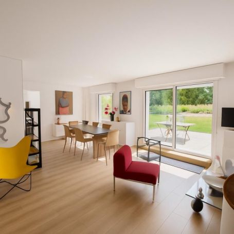 A louer APPARTEMENT DUPLEX DE PRESTIGE T4 95 M2 TERRASSE BORD DE MER DEAUVILLE