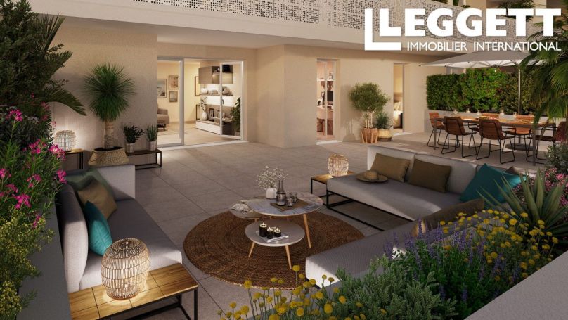 A louer APPARTEMENT NEUF T2 38 M2 BORD DE MER SAINT LAURENT DU VAR