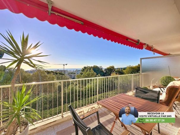A louer APPARTEMENT DE PRESTIGE T2 34 M2 TERRASSE VUE MER ANTIBES
