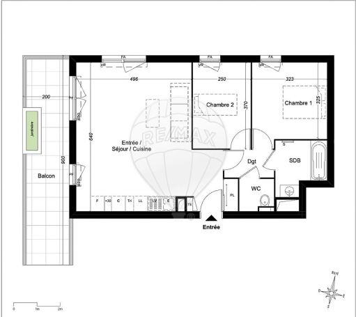 A louer APPARTEMENT NEUF T3 64 M2 TERRASSE BORD DE MER SAINT LAURENT DU VAR