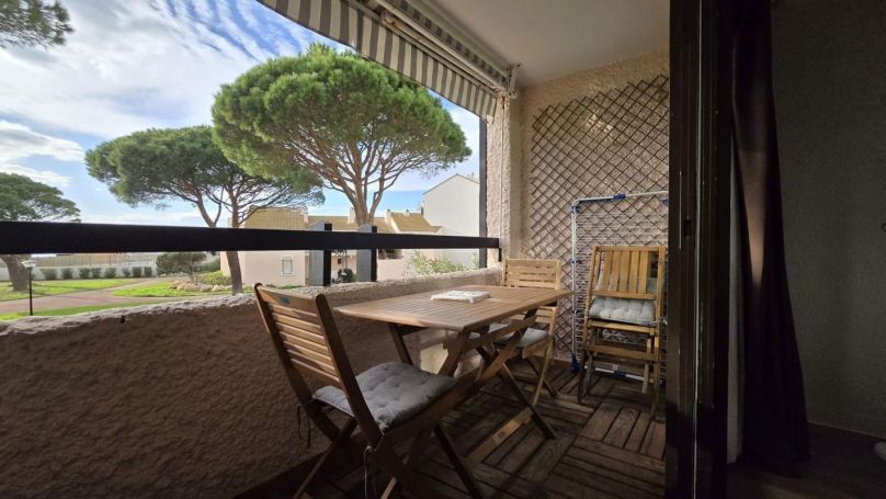 APPARTEMENT T2 28 M2 TERRASSE BORD DE MER LE BARCARES