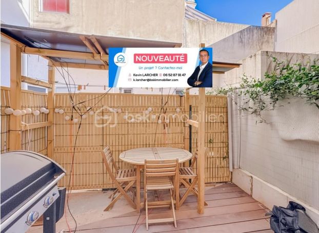 A louer APPARTEMENT T2 27 M2 TERRASSE PLAGE à PIED PALAVAS LES FLOTS