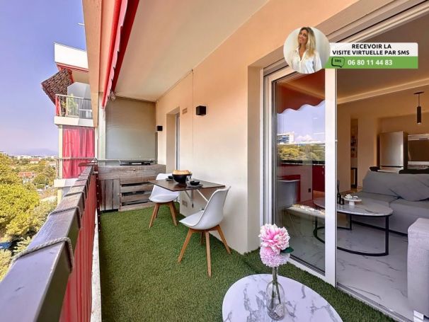 A louer APPARTEMENT T2 34 M2 TERRASSE BORD DE MER ANTIBES