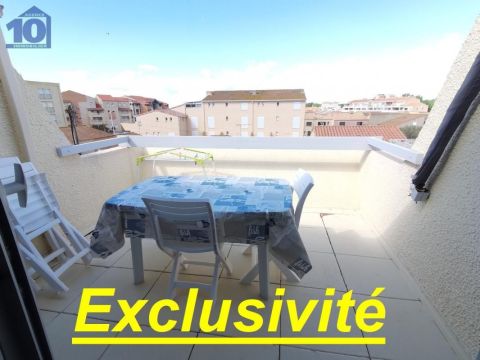 A louer APPARTEMENT T2 20 M2 TERRASSE BORD DE MER VALRAS PLAGE