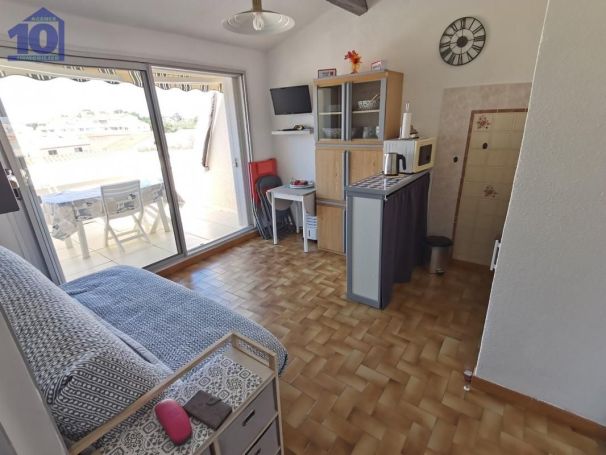 A louer APPARTEMENT T2 20 M2 TERRASSE BORD DE MER VALRAS PLAGE