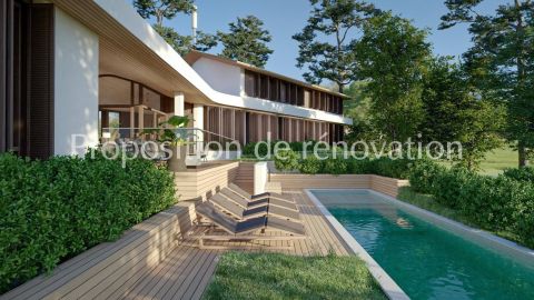 A louer MAISON D'ARCHITECTE SOORTS HOSSEGOR Lac, centre-vville et océan