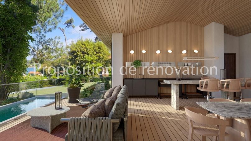 A louer MAISON  D'ARCHITECTE  SOORTS HOSSEGOR Lac, centre-vville et océan