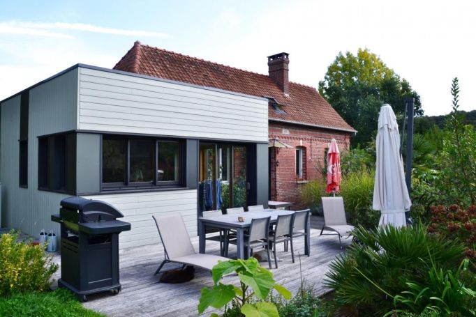A vendre LONGèRE  5 PIECES 102 M2 BORD DE MER AVREMESNIL