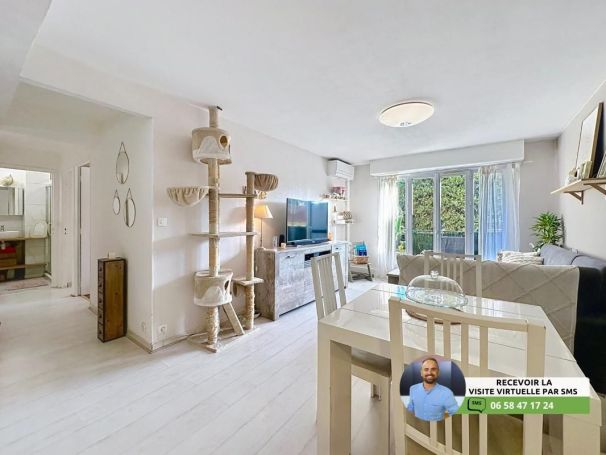 A louer APPARTEMENT T3 59 M2 BORD DE MER CAGNES SUR MER