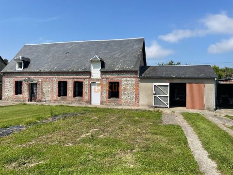 A vendre jolie maison en BRIQUES ET SILEX 90 M² PROCHE MER ET COMMERCE Sassetot-le-Mauconduit