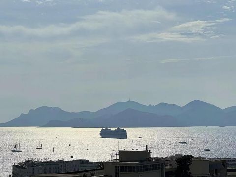 A louer APPARTEMENT DE PRESTIGE T4 100 M2 TERRASSE BORD DE MER CANNES