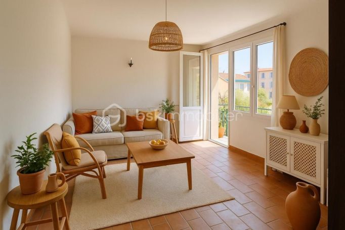 A louer STUDIO NEUF  28 M2 BORD DE MER GOLFE JUAN