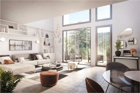 A louer APPARTEMENT DUPLEX NEUF T4 88 M2 TERRASSE BORD DE MER SAINT LAURENT DU VAR