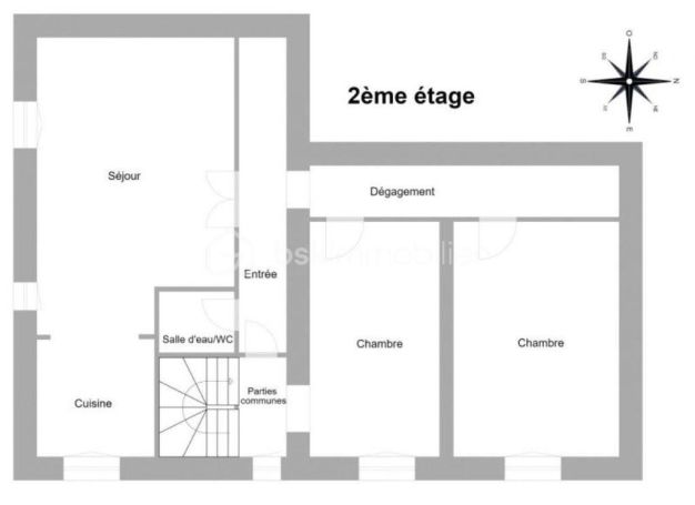 A louer APPARTEMENT T3 80 M2  CALLIAN