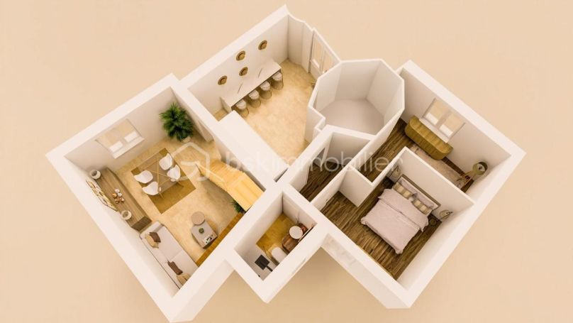 A louer APPARTEMENT T2 74 M2  MONTPELLIER