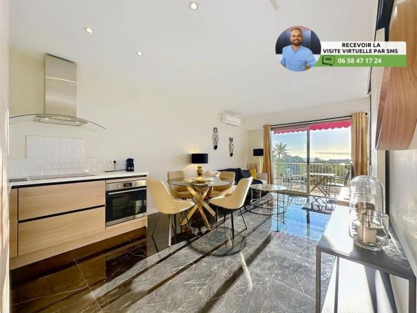 A louer APPARTEMENT DE PRESTIGE T2 34 M2 TERRASSE VUE MER ANTIBES