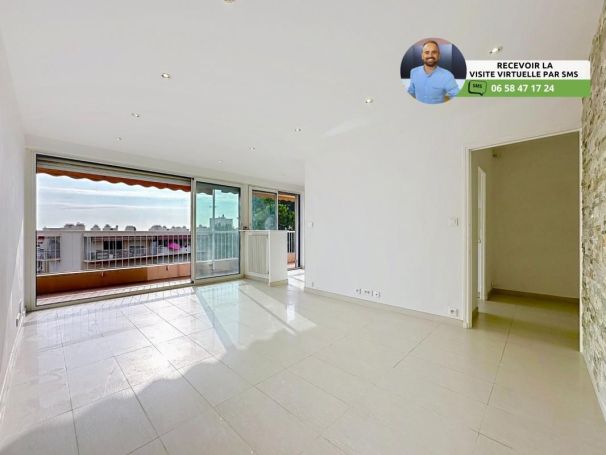 A louer APPARTEMENT T3 69 M2 TERRASSE BORD DE MER ANTIBES