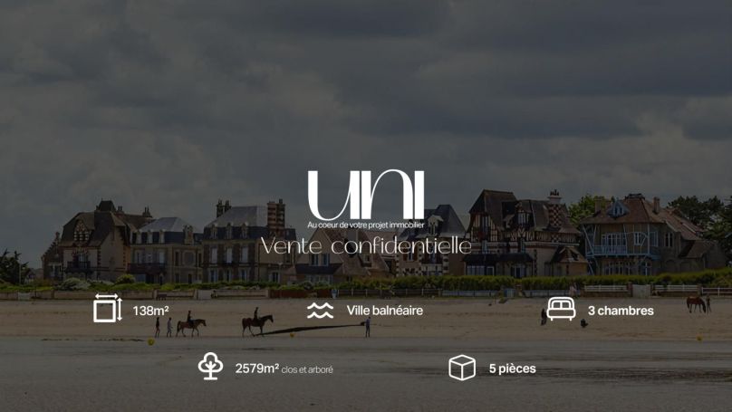 A louer MAISON  DE MAîTRE BORD DE MER HERMANVILLE SUR MER